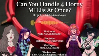 4 个角质徐娘半老利用你来取悦他们 [音频角色扮演带 SnakeySmut、HiGirly 和 audioharlot]