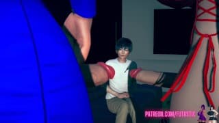 Futa Nico Robin 和 Boa Hancock 他妈的一个男人 [Futa on Male]
