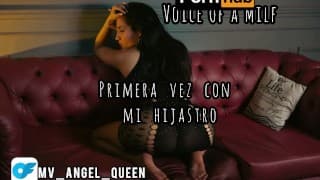 Primera vez con mi hijastro- Milfangelqueen SOLO AUDIO