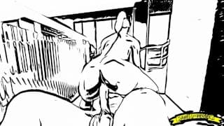 性爱机场 - 2D Manga 风格版本 - 第 2 部分