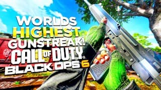 BLACK OPS 6🤯 中的世界最高 GUNSTREAK