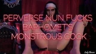 变态修女乱搞BAPHOMET'S MOSTROUS鸡巴