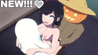 Mavis Dracula fucked hard for the first time on human halloween