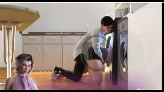 启示录第 3 集 - 洗衣机里最荡妇的荡妇陷阱 - 3D Porn Games