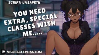 [F4M系列]哥特教授的Private课[音频色情]