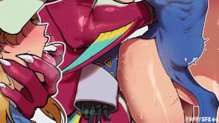 Femboy Link 太不可抗拒了，Sidon 无法抗拒 🍑🍆 {Legend of Zelda Hentai Animation}