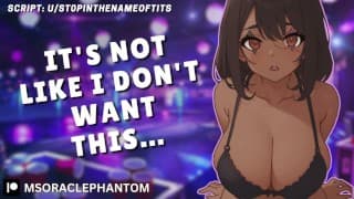 [F4M系列]Strip Beer Pong 变成 Into 免费使用的喉咙操 [音频色情]