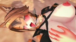 在海滩上与 Pulchra 发生性关系 [3D Hentai Game，4K，60FPS，未经审查]
